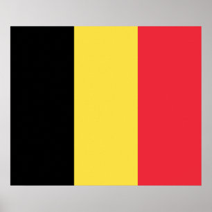 Bandeira belga Poster