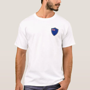 Bandeira blindada da Nova Zelândia T-Shirt