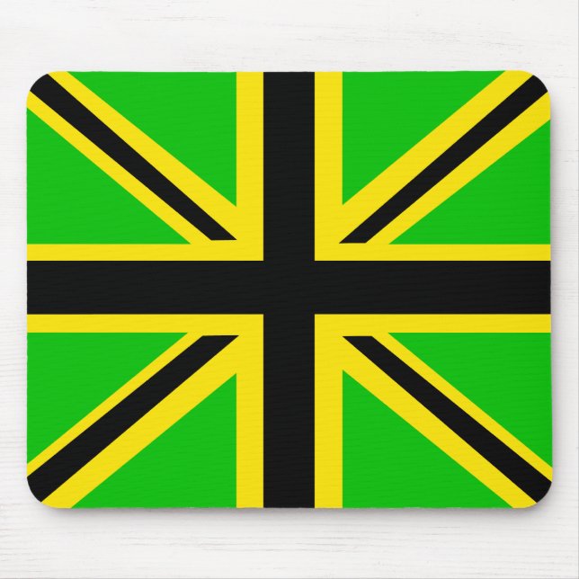 Bandeira britânica jamaicana Mousepad (Frente)