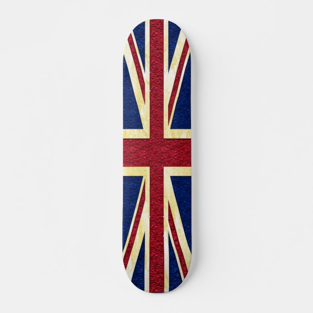Bandeira britânica - skate (Frente)
