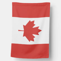 Bandeira Canadense Folha de Bordo Clássica Vermelh