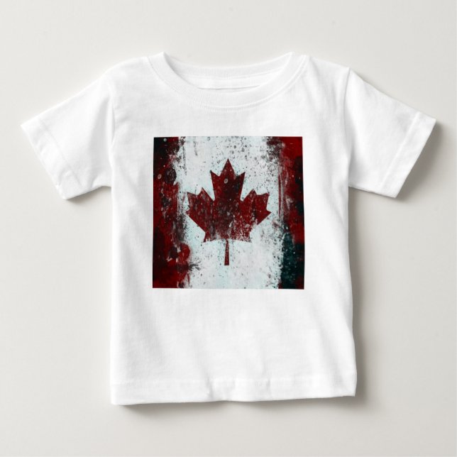 Bandeira canadense T-Shirt (Frente)