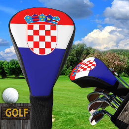 Bandeira croata e Golfe Cobrir/clubes desportivos
