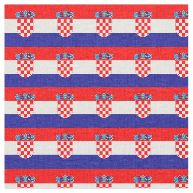 Bandeira croata e Tecido de tendências da Croácia/ (Detalhe)