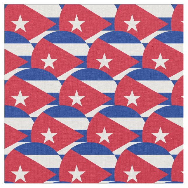 Bandeira Cubana e Tecido de Trendy Cuba/moda (Detalhe)