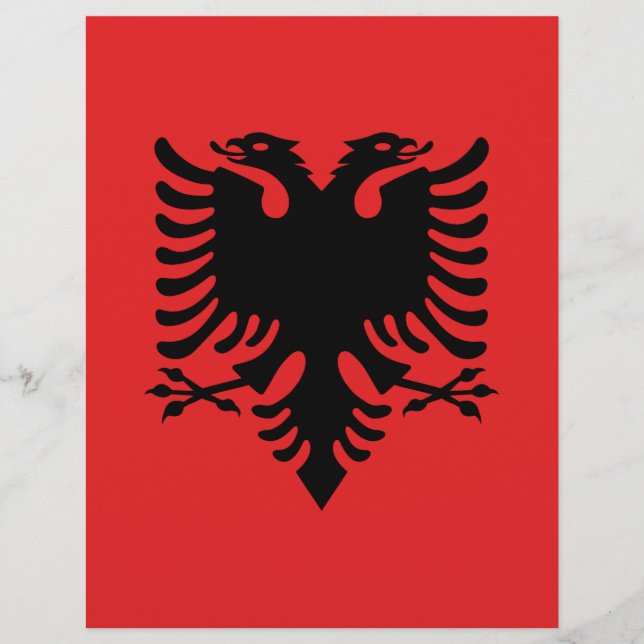 Bandeira da Albânia (Frente)