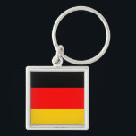 Bandeira da Alemanha Chaveiro<br><div class="desc">Chaveiro de Bandeira Alemã.</div>