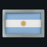 Bandeira da Argentina Belt Buckle<br><div class="desc">Bandeira da Argentina Belt Buckle</div>