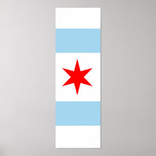 Bandeira da arte 1 do poster de Chicago de 4