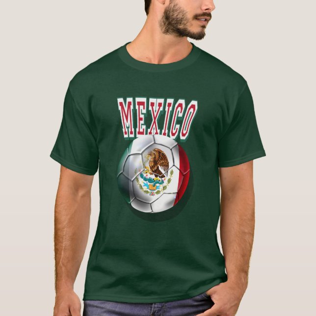 Bandeira da bola de futebol de México da camisa do (Frente)