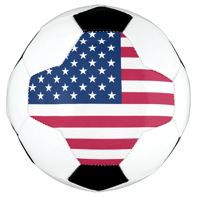Bandeira da Bola de Futebol dos Estados Unidos (Frente)