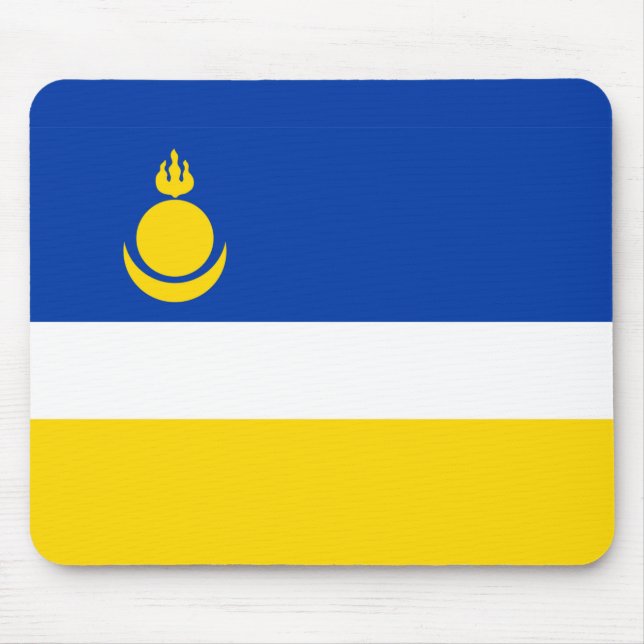 Bandeira da Buryatia Mousepad (Frente)