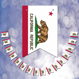 Bandeira da Califórnia, festa, bandeiras de festa