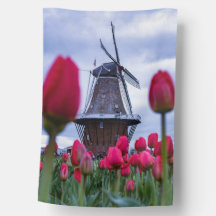 Bandeira da Câmara dos Vinhos e Tulipas