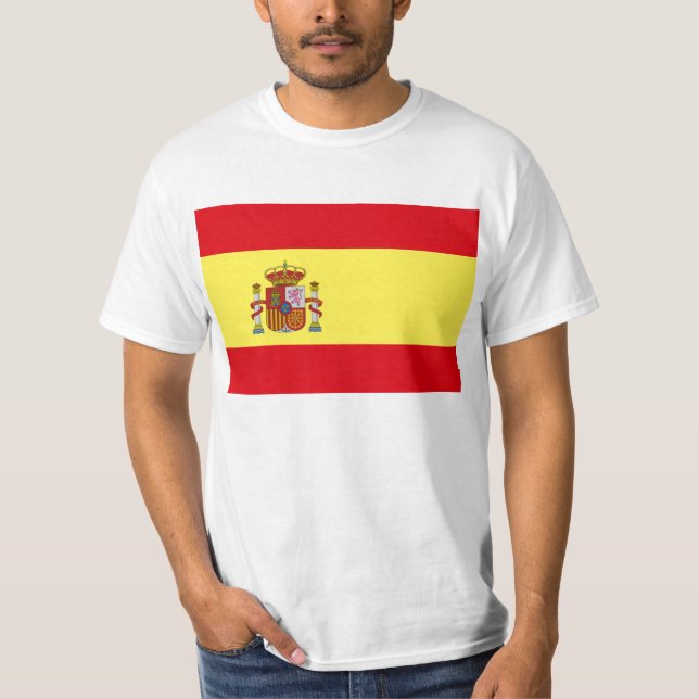 Bandeira da camisa da espanha T (Frente)