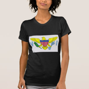 Bandeira da camisa das mulheres de Virgin Islands