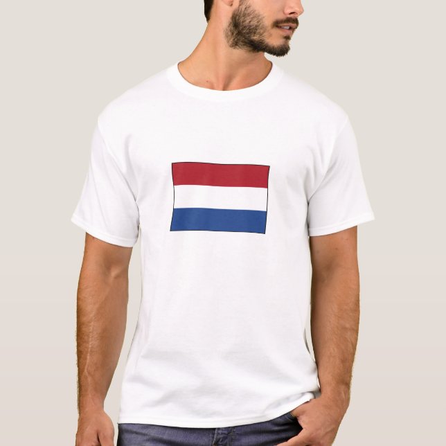 Bandeira da camisa de Países Baixos T (Frente)