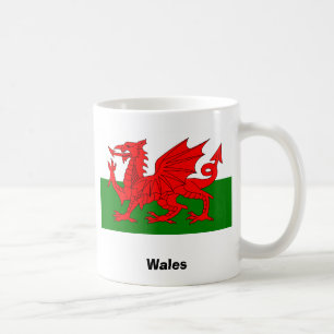 Bandeira da caneca de café de Wales