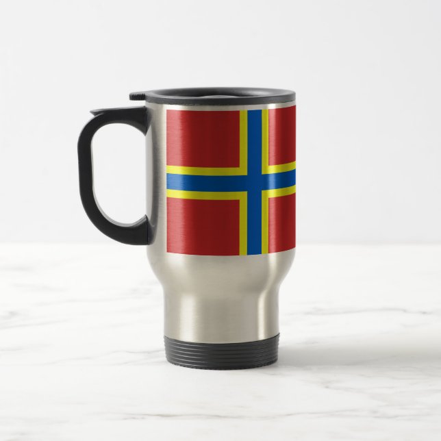 Bandeira da Caneca de viagem de Orkney (Esquerda)