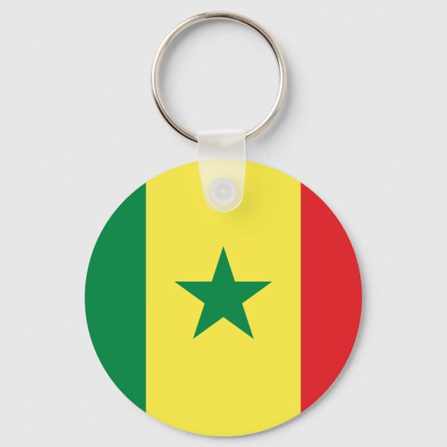 Bandeira da Chaveiro do Senegal (Frente)