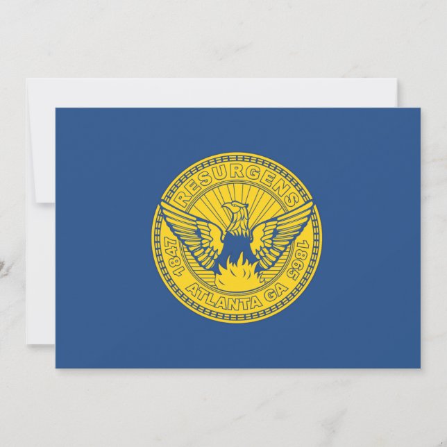 bandeira da cidade de Atlanta (Frente)