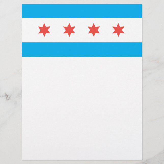 Bandeira da cidade de Chicago (Frente)
