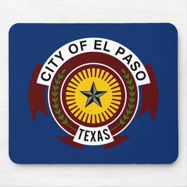 Bandeira da cidade de El Paso, Texas Mouse Pad (Frente)