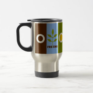 Bandeira da cidade de Fresno, Caneca de viagem da
