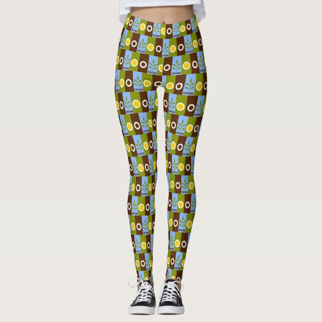 Bandeira da cidade de Fresno, Leggings da Califórn (Frente)