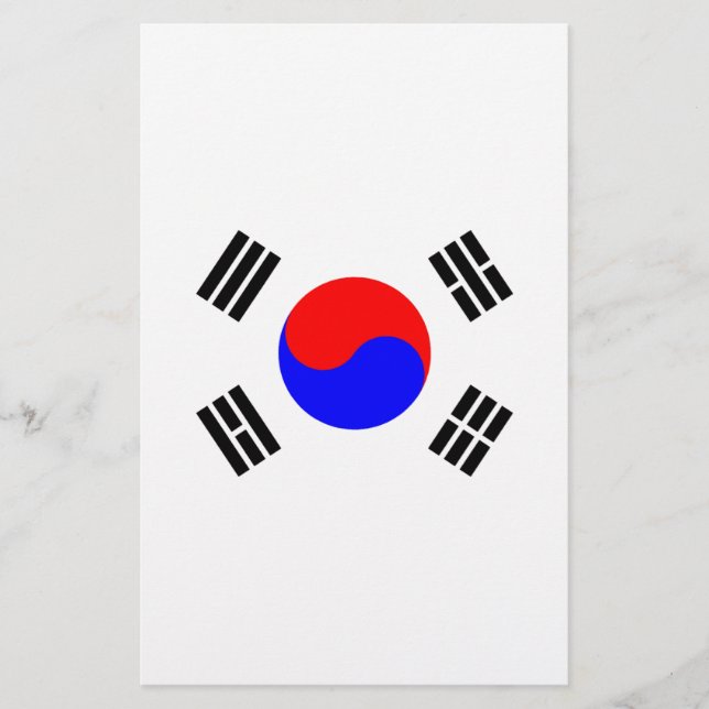 Bandeira da Coreia do Sul (Frente)