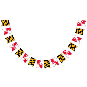 Bandeira da estamenha da bandeira de Maryland -