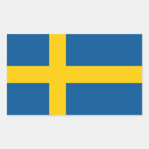 Bandeira da etiqueta da suecia