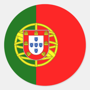 Bandeira da etiqueta de Portugal