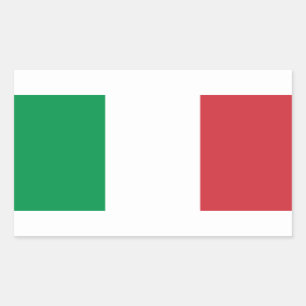 Bandeira da etiqueta do decalque de Italia
