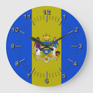 bandeira da Filadélfia Relógio Grande