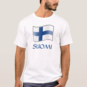 Bandeira da Finlândia Suomi T-Shirt