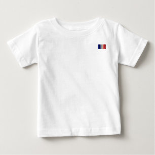 Bandeira da França Baby T-Shirt