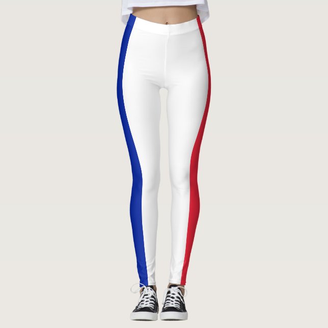 Bandeira da Funny Leggings França |Presentes de Su (Frente)