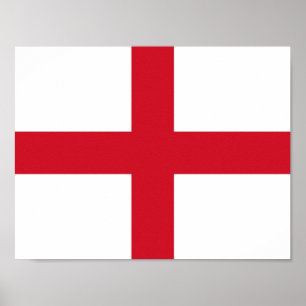 Bandeira da Inglaterra Poster