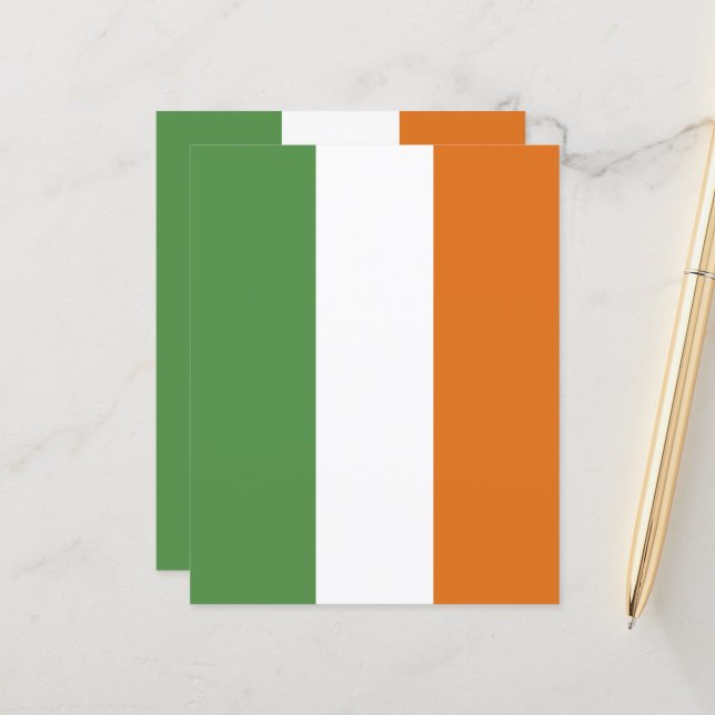 Bandeira da Irlanda (Frente/Verso In Situ)