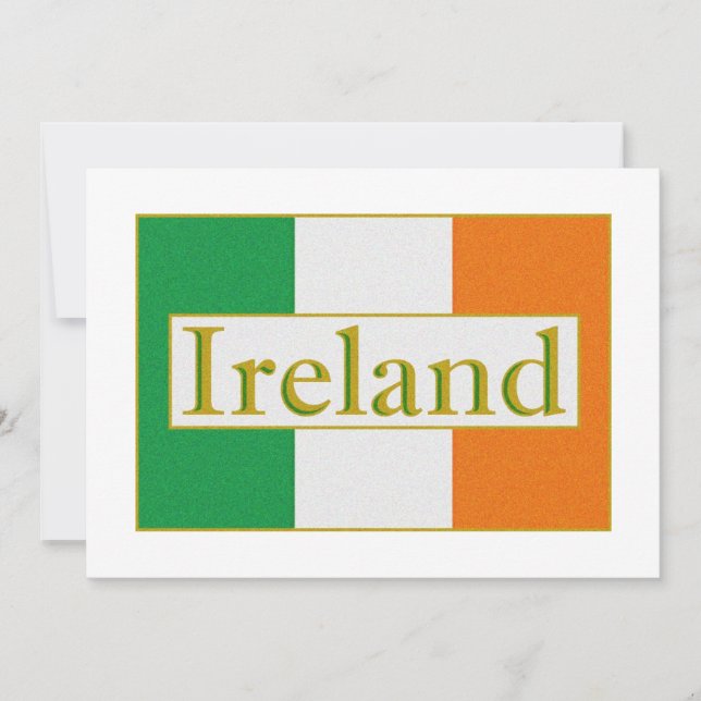 Bandeira da Irlanda (Frente)