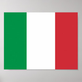 Bandeira da Itália Poster