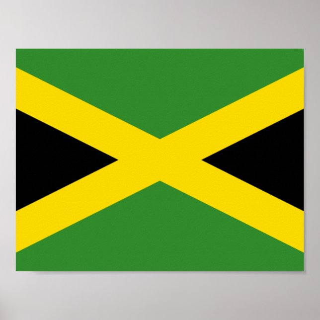 Bandeira da Jamaica Poster (Frente)