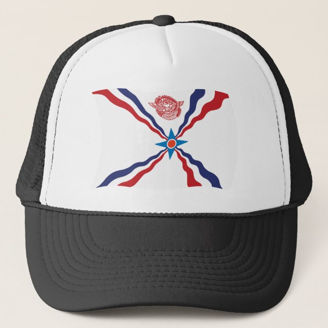 Bandeira da Nação Assíria Boné (Frente)