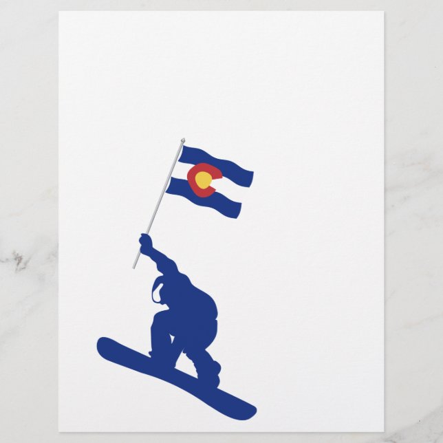 Bandeira da Neve do Colorado (Frente)