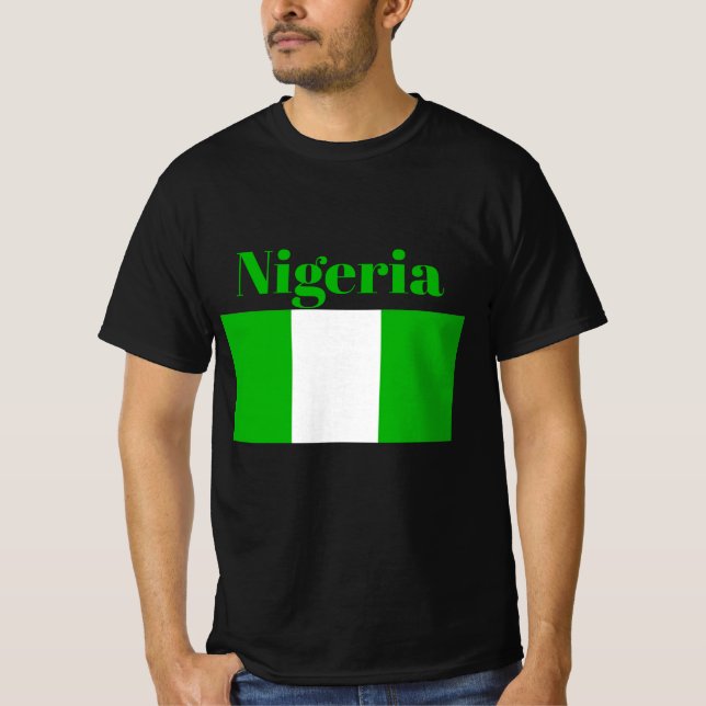 Bandeira da Nigéria T-Shirt (Frente)