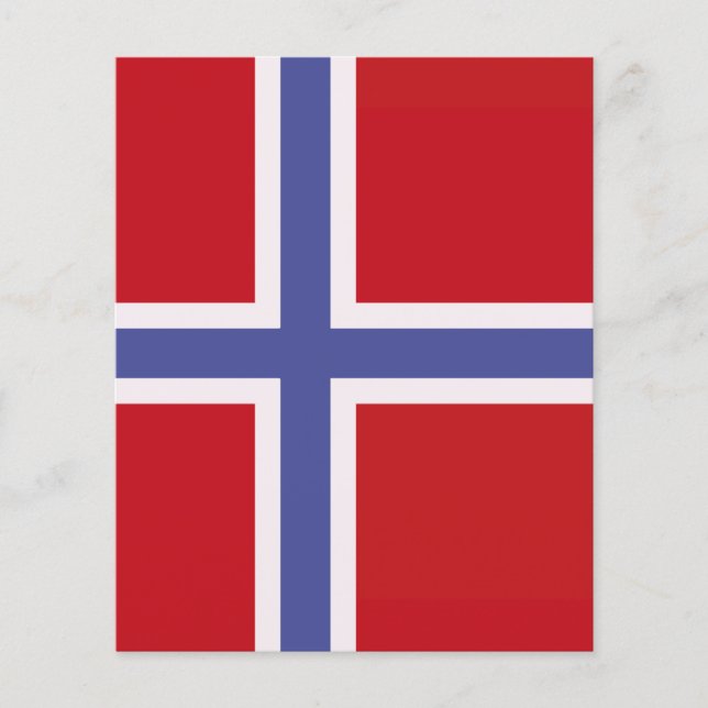 bandeira da Noruega (Frente)