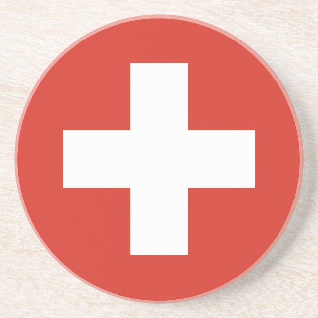 Bandeira da Porta copos da Suiça (Frente)