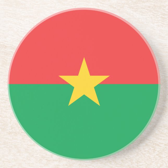 Bandeira da Porta copos de Burkina Faso (Frente)