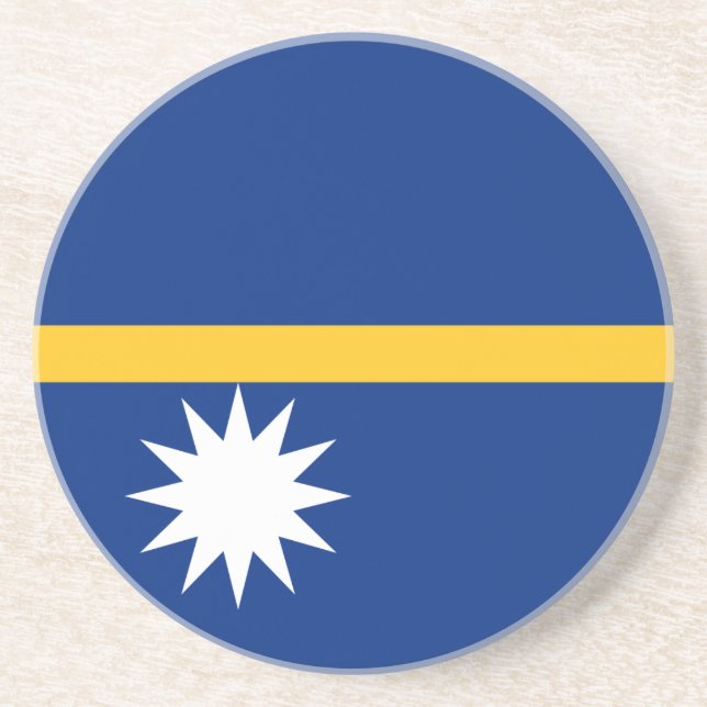 Bandeira da Porta copos Nauru (Frente)